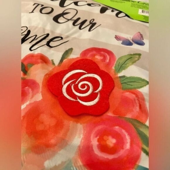 3 Garden Flags Bundle 12.5 x 18 Double Sided Welcome Spring Summer Fall - Picture 14 of 16